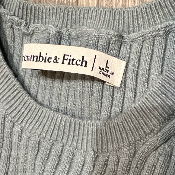 Abercrombie & Fitch Long Sleeve CutOut keyhole Knit Sweater Midi Dress L - Picture 10 of 10
